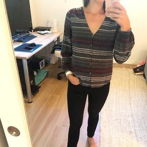 Long sleeve blouse
